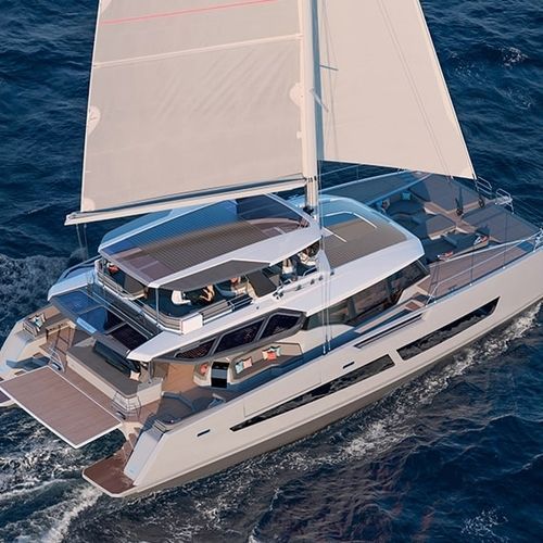 Katamaran-Segelyacht - Thíra 80 - Fountaine Pajot Catamarans - für Kreuzfahrten / 4 Kabinen / 6 Kabinen
