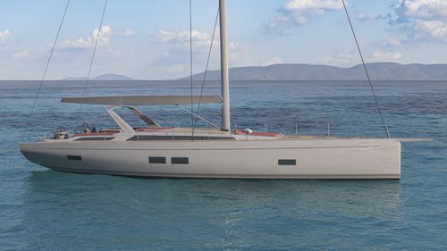 Traditionelle Segelyacht - GS 60 LC - Grand Soleil Yachts - 2 Kabinen / mit offenem Heck / Bugspriet