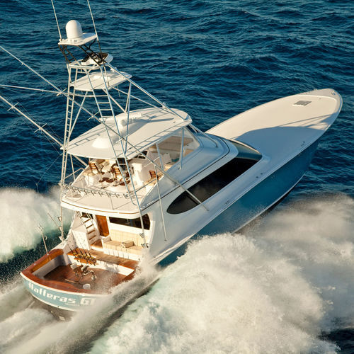 Sportfischer-Motoryacht - GT 70 - Hatteras Yachts - Flybridge / 3 Kabinen