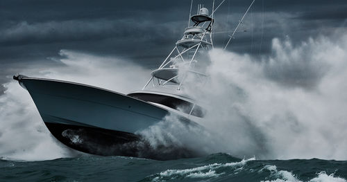 Sportfischer-Motoryacht - GT65 Carolina - Hatteras Yachts - Flybridge / 3 Kabinen