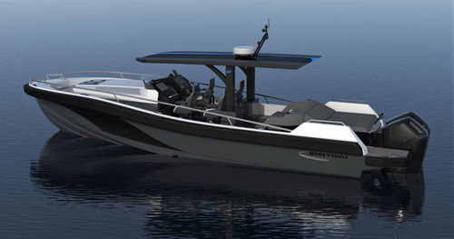 Express-Cruiser / Innenborder - Santoku T-PAC - ICE MARINE - Außenborder / Benzin / zweimotorig