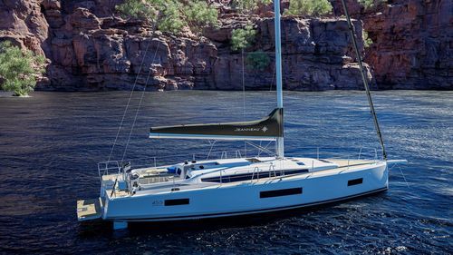 Segelboot für Kreuzfahrten - Sun Odyssey 455 - Jeanneau - Sailboats - Bugspriet / mit Doppelsteuerrad