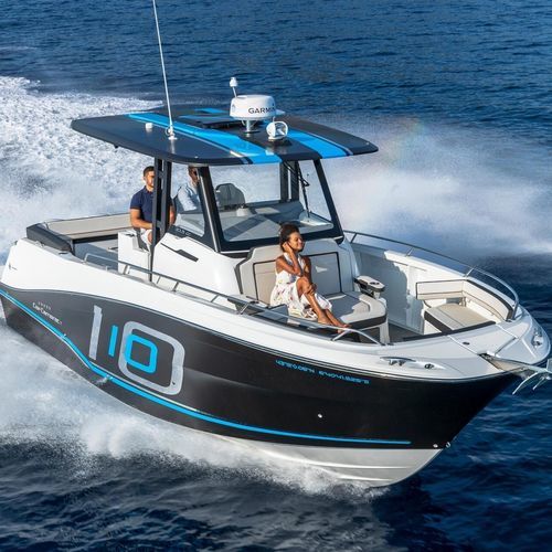 Außenborder-Konsolenboot - CAP CAMARAT 10.5 CC - Jeanneau - Motorboats - zweimotorig / mit Mittelkonsole / Sportfischer