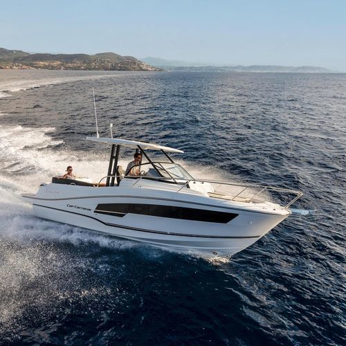 Außenborder-Konsolenboot - CAP CAMARAT 9.0 WA - Jeanneau - Motorboats - zweimotorig / mit Mittelkonsole / max. 6 Personen