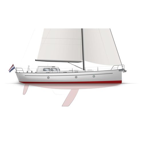 Segelboot für Kreuzfahrten - BESTEVAER 45ST PURE Godewind - KM Yachtbuilders - Aluminium / Kutter