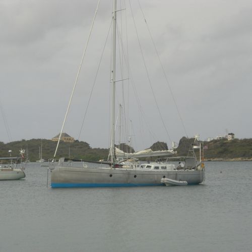 Segelyacht für Kreuzfahrten - BESTEVAER 53ST ALICE - KM Yachtbuilders - 2 Kabinen / mit offenem Heck / Aluminium