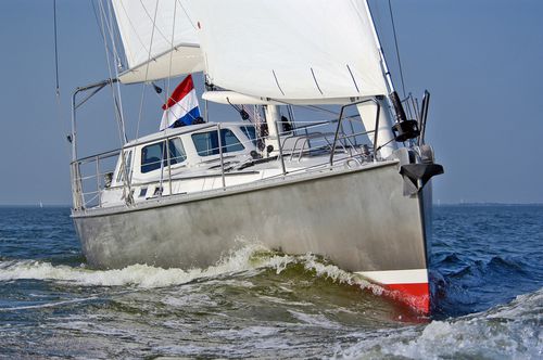 Segelyacht für Kreuzfahrten - Stadtship 56 OESTER - KM Yachtbuilders - 3 Kabinen / mit offenem Heck / Aluminium