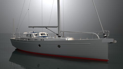 Segelboot für Kreuzfahrten - Bestevaer 36 BV3 - KM Yachtbuilders - mit Mittelcockpit / Bugspriet