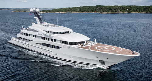 Megayacht für Kreuzfahrten - AMATASIA - Lurssen Yachts - klassisch / Raised Pilothouse / mit Helikopterdeck