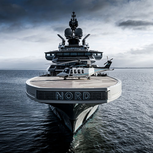 Megayacht für Kreuzfahrten - NORD - Lurssen Yachts - Raised Pilothouse / mit Helikopterdeck