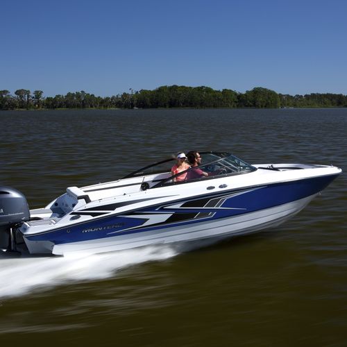Außenborder-Runabout - M-225 - Monterey Boats - mit Doppelkonsole / Bowrider / Open