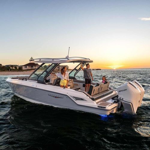 Außenborder-Runabout - ELITE 30 OB - Monterey Boats - zweimotorig / Open / mit Mittelkonsole