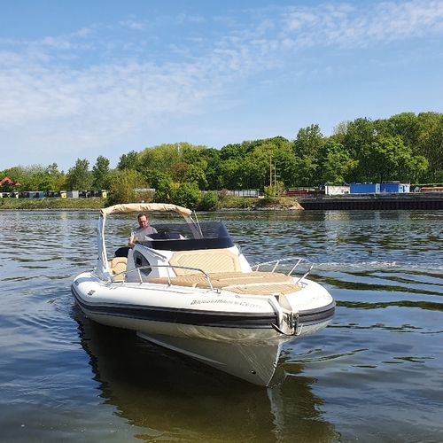 Außenborder-Schlauchboot - Soleil 30 - Nautica Salpa - zweimotorig / halbstarr / mit Mittelkonsole