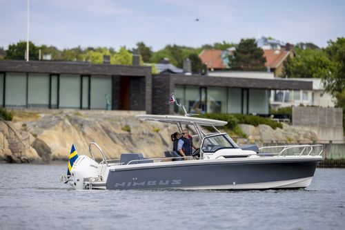 Außenborder-Konsolenboot - T8 - Nimbus - Innenborder / mit Mittelkonsole / Wakeboard