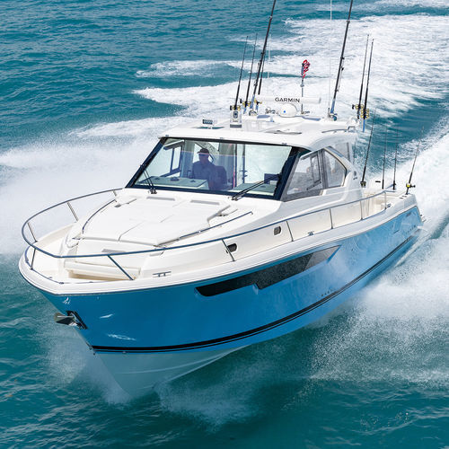Express-Cruiser / Außenborder - OS 445 - Pursuit Boats - dreimotorig / Hardtop / Offshore