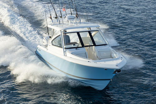 Außenborder-Runabout - DC 286 - Pursuit Boats - zweimotorig / Open / mit Doppelkonsole