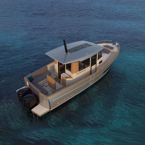 Express-Cruiser / Außenborder - 32 - Rhea Marine - zweimotorig / mit Steuerhaus / 2 Kabinen