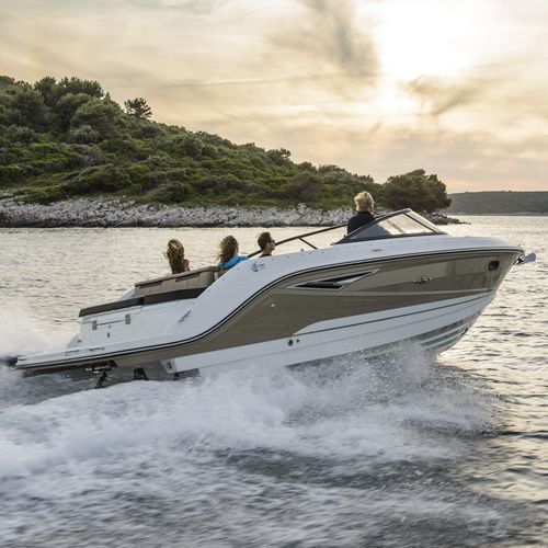 Stern-Drive-Runabout - SUN SPORT 250 - Sea Ray - mit Doppelkonsole / Open / Wasserski