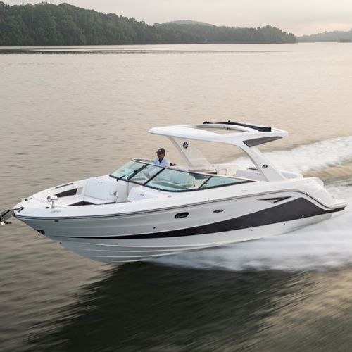 Stern-Drive-Runabout - SLX 310 - Sea Ray - zweimotorig / mit Doppelkonsole / Bowrider