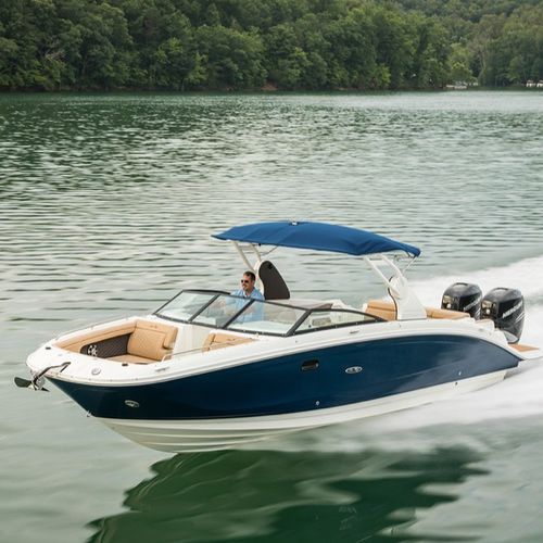 Außenborder-Runabout - SDX 290 OB - Sea Ray - zweimotorig / mit Doppelkonsole / Bowrider