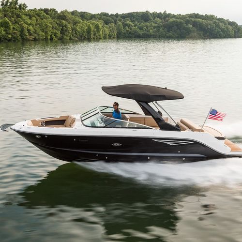 Stern-Drive-Runabout - SLX 280 - Sea Ray - mit Doppelkonsole / Bowrider / Wasserski