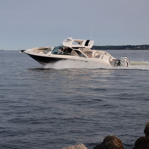 Außenborder-Runabout - SLX 350 OB - Sea Ray - zweimotorig / mit Doppelkonsole / Bowrider