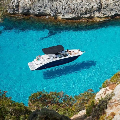 Deck-Boat / Innenborder - SDX 270 - Sea Ray - mit Doppelkonsole / Open / Bowrider