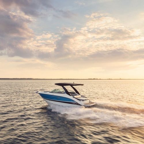 Innenborder-Runabout - SLX 260 - Sea Ray - mit Doppelkonsole / Bowrider / Open