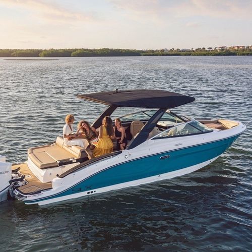 Express-Cruiser / Außenborder - SLX 280 OB - Sea Ray - zweimotorig / Open / mit Doppelkonsole