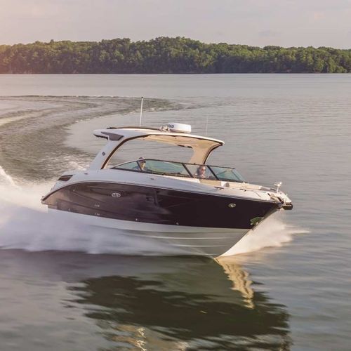 Stern-Drive-Runabout - SLX 350 - Sea Ray - zweimotorig / mit Doppelkonsole / Bowrider