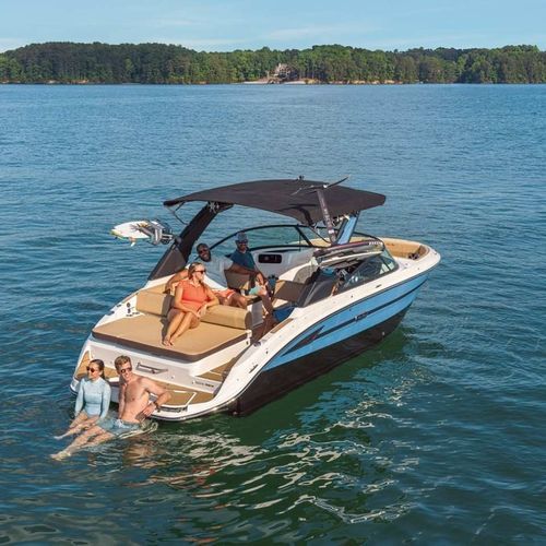 Deck-Boat / Innenborder - SDX 250 SURF - Sea Ray - Open / mit Doppelkonsole / Bowrider