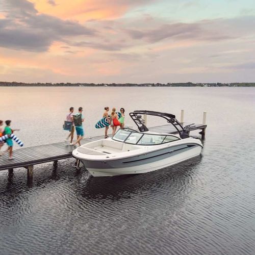 Deck-Boat / Innenborder - SDX 270 SURF - Sea Ray - Open / mit Doppelkonsole / Bowrider