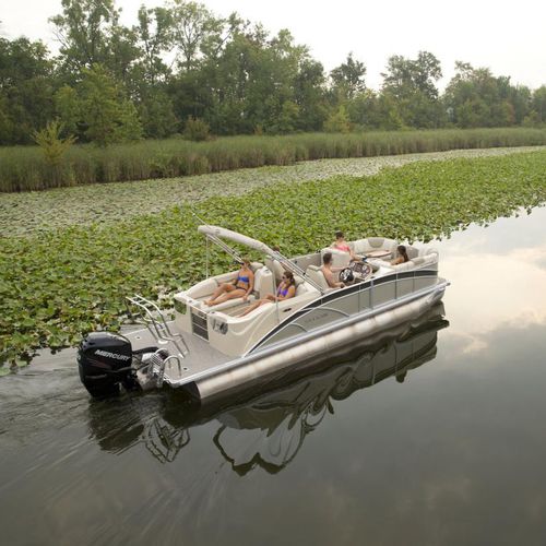 Außenborder-Pontonboot - S3 - Sylvan Pontoons - tri-tube / max. 13 Personen