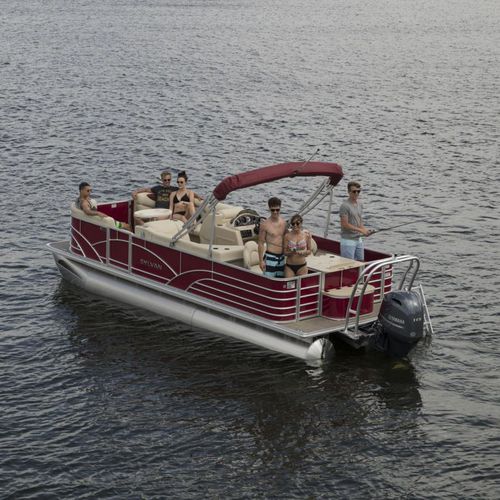 Außenborder-Pontonboot - 8520 4-PT - Sylvan Pontoons - Sportfischer / max. 10 Personen