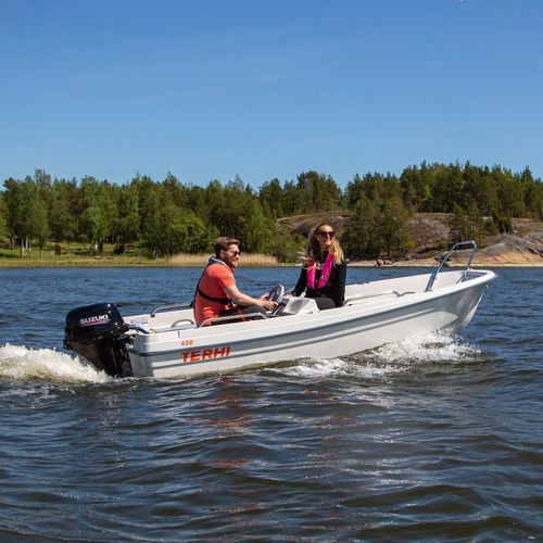 Außenborder-Konsolenboot - 400 C  - Terhi Oy - mit Seitenkonsole / Wasserski / Sportfischer