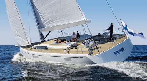 Segelyacht für Kreuzfahrten - 80 - Nautor Swan - Regatta / 4 Kabinen / mit offenem Heck