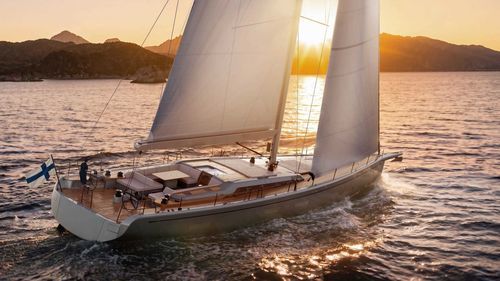 Hochseefahrtensegelyacht - Swan 73 - Nautor Swan - für Fahrten- und Regattasegeln / Cruiser-Racer / 3 Kabinen