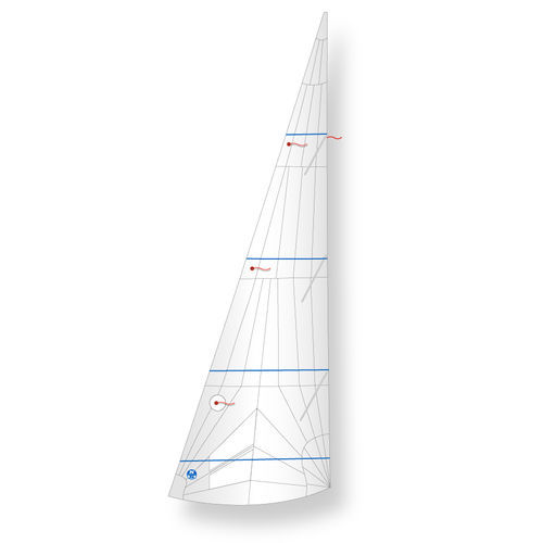 Fock - J-2+ - North Sails Sailmaking - für One-Design Segelboote / Polyester / J70