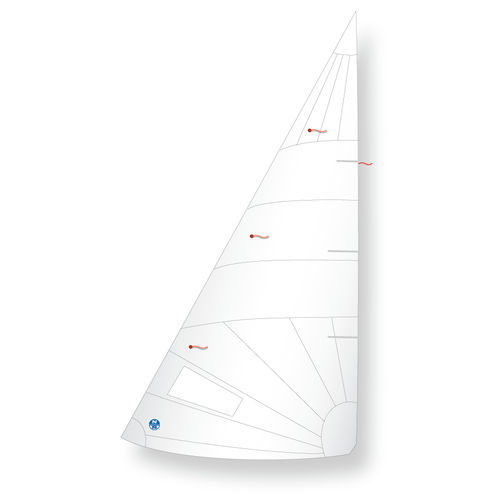 Fock - J-13 - North Sails Sailmaking - für One-Design Segelboote / Polyester / 420