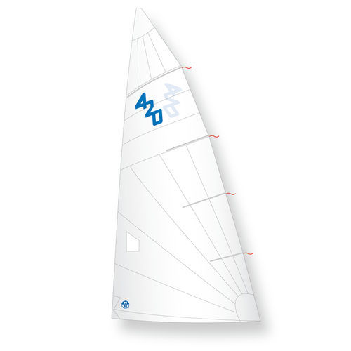Großsegel - M-11 - North Sails Sailmaking - für One-Design Segelboote / Polyester / 420