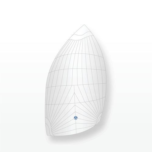 Gennaker - G2  - North Sails Sailmaking - asymmetrischer Spinnaker / für Regattasegelboot / Polyester
