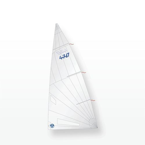 Großsegel - N15-L5 - North Sails Sailmaking - für Regattasegelboot / cross-cut / Polyester