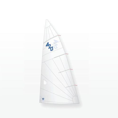 Großsegel - M-7 - North Sails Sailmaking - für Jolle / cross-cut / 420
