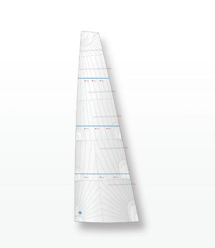 Großsegel - SQUARE TOP - North Sails Sailmaking - für Fahrtensegelboote / Polyester / Dyneema®