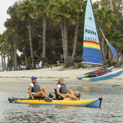 Sit-on-Top-Kajak - MIRAGE ITREK 14 - Hobie Cat USA - aufblasbar / Touring / Meer