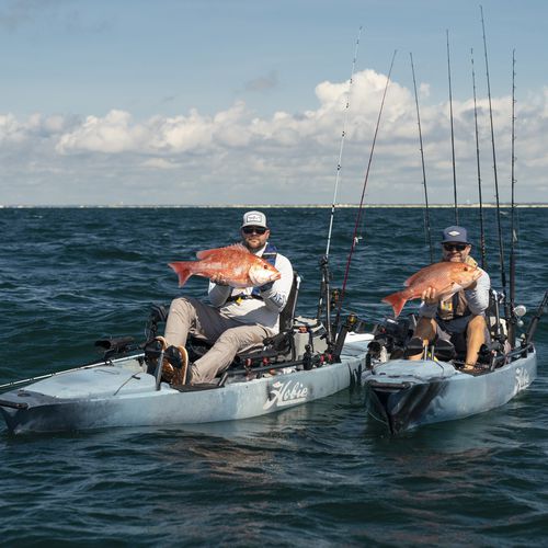 Sit-on-Top-Kajak - MIRAGE PRO ANGLER 12 - Hobie Cat USA - für Angelsport / Meer / für Erwachsene