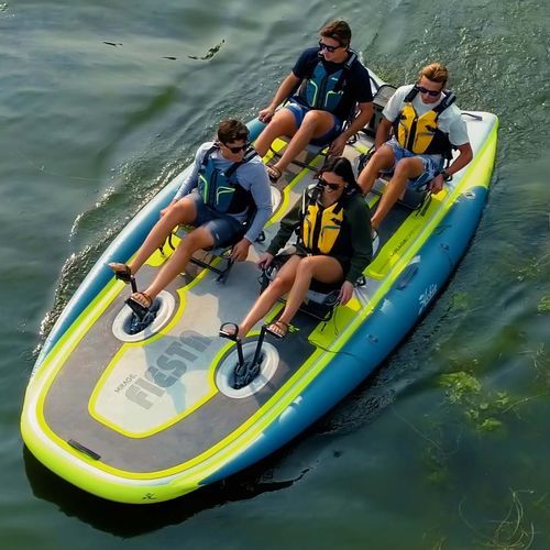 Sit-on-Top-Kajak - MIRAGE ITREK FIESTA - Hobie Cat USA - aufblasbar / Meer / für Erwachsene