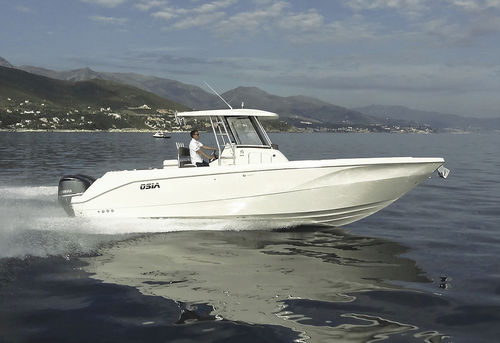 Außenborder-Konsolenboot - OSIA 315 - Capelli - zweimotorig / mit Mittelkonsole / Sportfischer