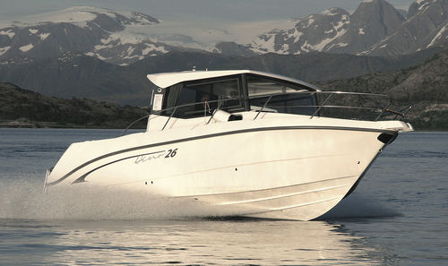 Cabin-Cruiser / Außenborder - DINO 26 - Capelli - mit geschlossenem Cockpit / Sportfischer / max. 8 Personen