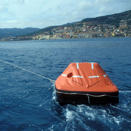Rettungsinsel für Boot - Eurovinil - Küste / Sechssitzer / 4 Plätze